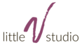 Логотип Little V-studio Логотип Little V-studio, авторская школа макияжа и стиля
