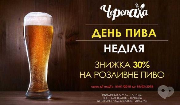 Акция - Акция "День пива" в кафе-пиццерии "Черепаха", фото Акция - Акция "День пива" в кафе-пиццерии "Черепаха"