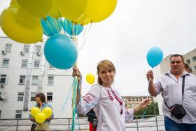 Фото 10 - День Незалежності. Черкаси 2016. Запуск патріотичних кульок