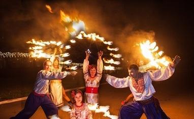 Сварожичи - Украинское огненное шоу "Чарочка Вина" - фото 4