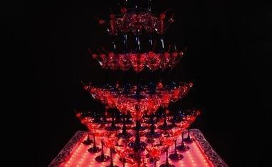 Эдем - Пирамида из бокалов шампанского - фото 2