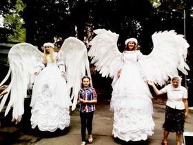 Фото 1 - Ходулисты ангелы для фотосесии и свадебной церемонии