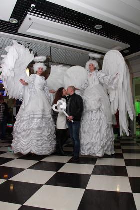 Фото 5 - Ходулисты ангелы для фотосесии и свадебной церемонии