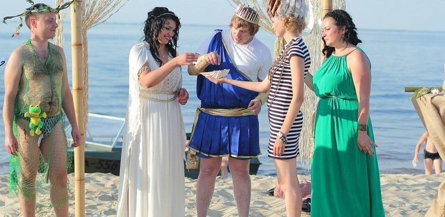 Фото 5 - Необычная церемония бракосочетания "Перуна" и морской богини