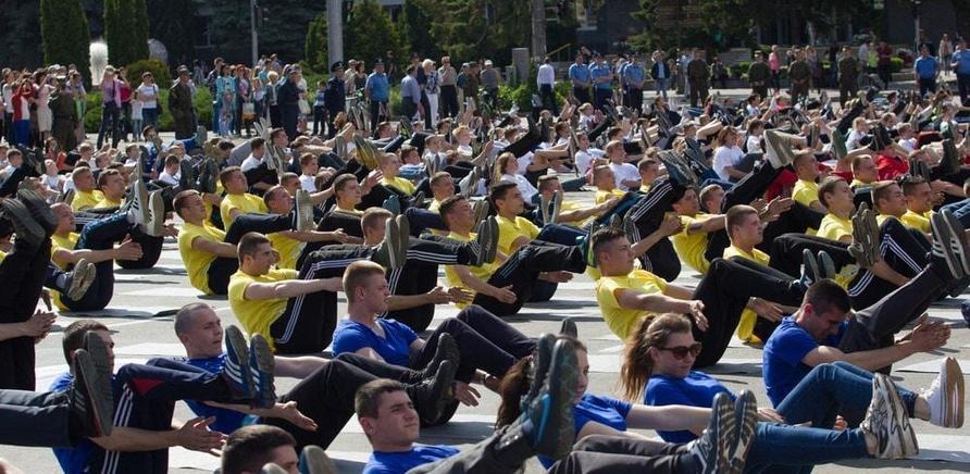'Качай пресс: черкасщане установили новый спортивный рекорд Украины'