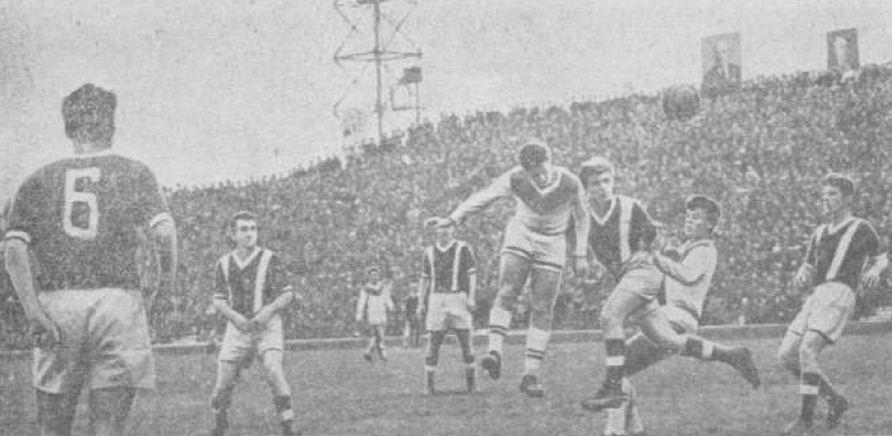 Первая игра ФК "Днепр" 9 мая 1955 года