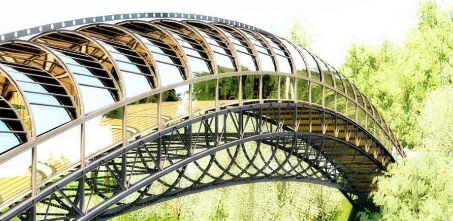 Фото 1 - Черкаський дизайнер запропонував нову концепцію мосту кохання