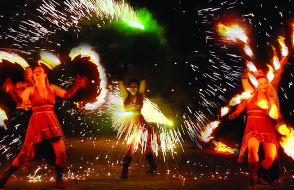 Фото 4 - Огненное шоу, пиротехническое шоу, великаны на ходулях Сварожичи