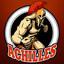 Логотип MMA Achilles, бойцовский клуб, боевое самбо, панкратион