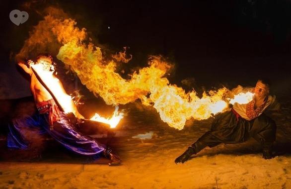 Фото 11 - Огненное шоу, пиротехническое шоу, великаны на ходулях Сварожичи