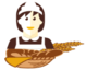Логотип Душистая выпечка к столу, пекарня-кондитерская