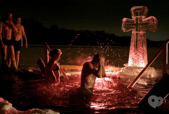 Спорт, відпочинок - Купання на Водохреща на 'Спортохоті'