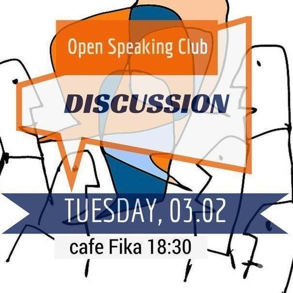 Обучение - Встреча Open Speaking Club. Discussion