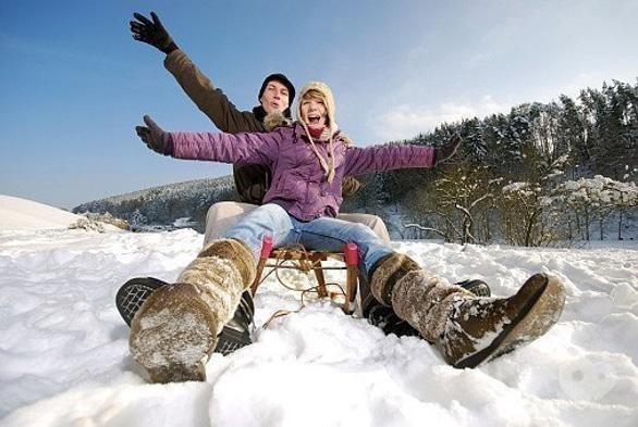 Спорт, відпочинок - Катання з гірок, багаття, каша і чай