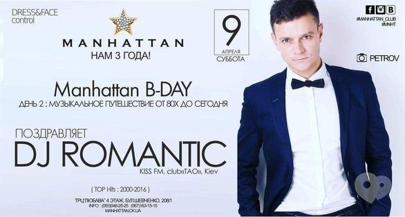 Вечірка - Manhattan B-Day. Day 2: Музична подорож від 80х до сьогодні