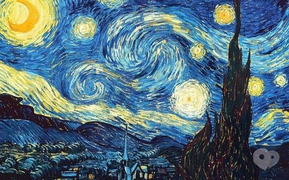 Обучение - Мастер-класс: Рисуем 'Звездную ночь' Ван Гога: взрослые