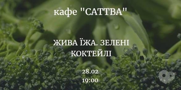 Навчання - Лекція 'Жива їжа. Зелені коктейлі' - фото Навчання - Лекція 'Жива їжа. Зелені коктейлі'