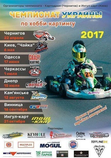 Спорт, відпочинок - 4 етап Чемпіонату України з 2017 по хобі-картингу