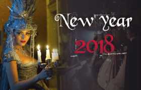Новий рік 2018 "Venice Carnival" при свічках у "Perlyna resort"