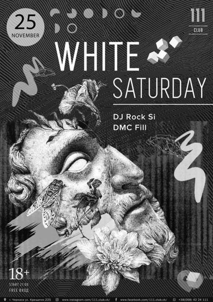 Вечеринка - Вечеринка 'Saturday White' в '111 club'