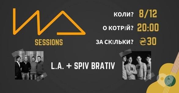 Концерт - L. A. + Спів Братів у театрі-студії 'PROtest'