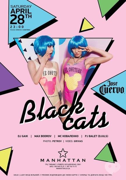 Вечеринка - Вечеринка 'Black cats' в 'MANHATTAN'