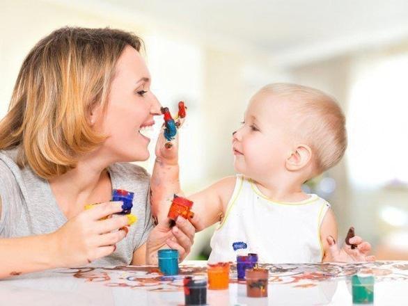 Обучение - Мастер-класс для самых маленьких по рисованию пальчиками 'Удивительное море'