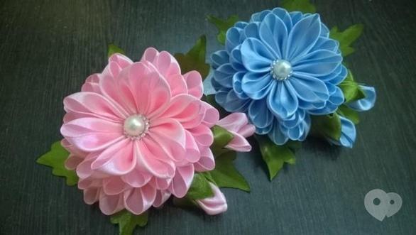 Цветы из атласных лент мастер класс: Пуансеттия