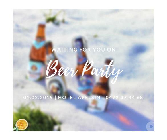 Вечеринка - Beer Party в готеле Апельсин