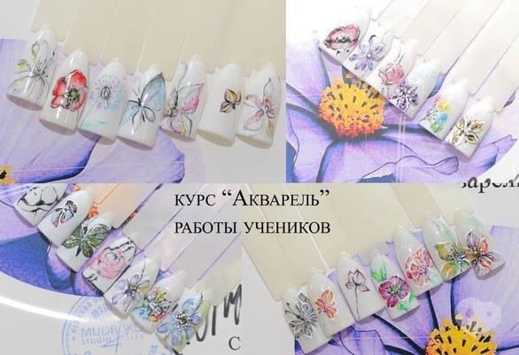 Навчання - Курс по дизайну нігтів 'Акварель' Весняні дизайни