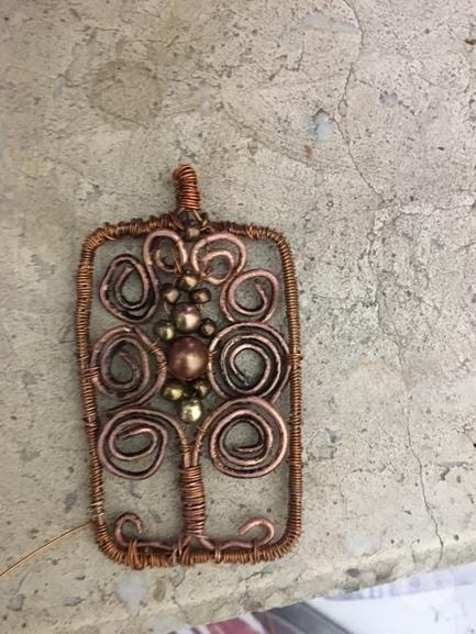 Навчання - Майстер-клас з виготовлення прикрас у техниці скань 'Дерево життя'