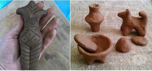 Обучение - Мастер-класс 'Магические трипольские статуэтки из глины своими руками'