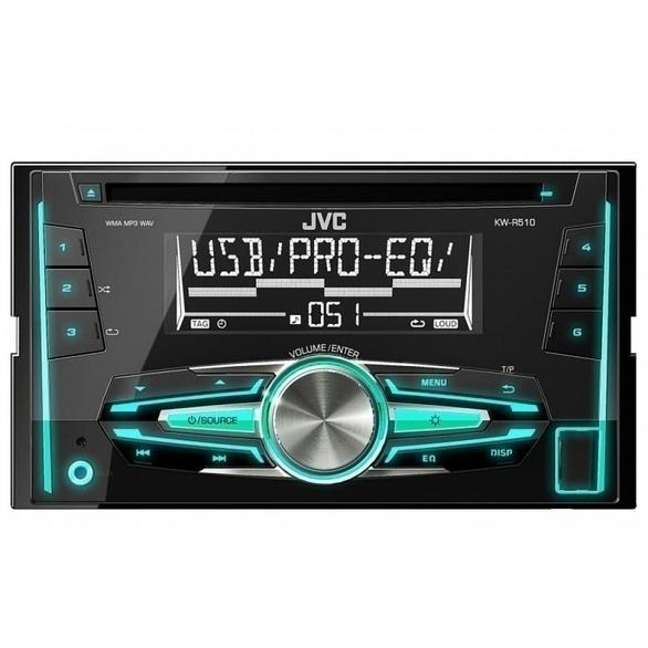 Автомир, магазин автотоваров, сто - 2-DIN CD/MP3-ресивер JVC KW-R510EE