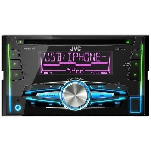 Автомир, магазин автотоваров, сто - 2-DIN CD/MP3- ресивер JVC KW-R710EE
