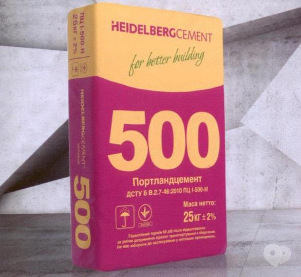 Фото-1 Макс-Буд, магазин-склад пиломатеріалів і будматеріалів - Цемент 500 heidelberg