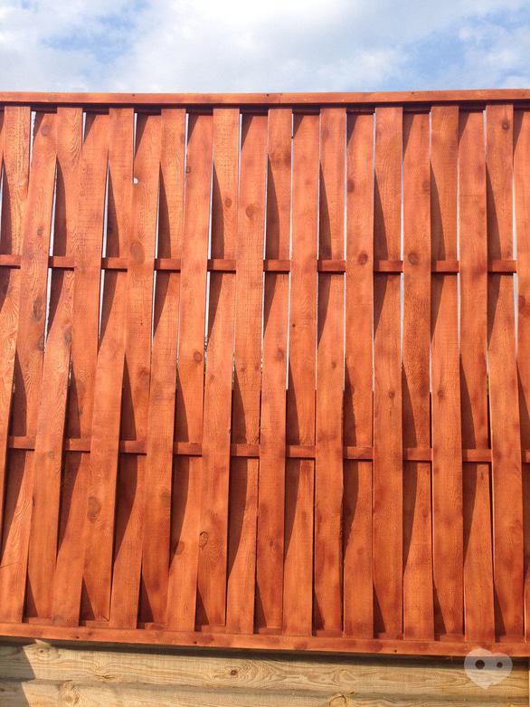 Фото-1 Макс-Буд, магазин-склад пиломатериалов и стройматериалов - Заборные секции деревянные, плетенка вертикальная