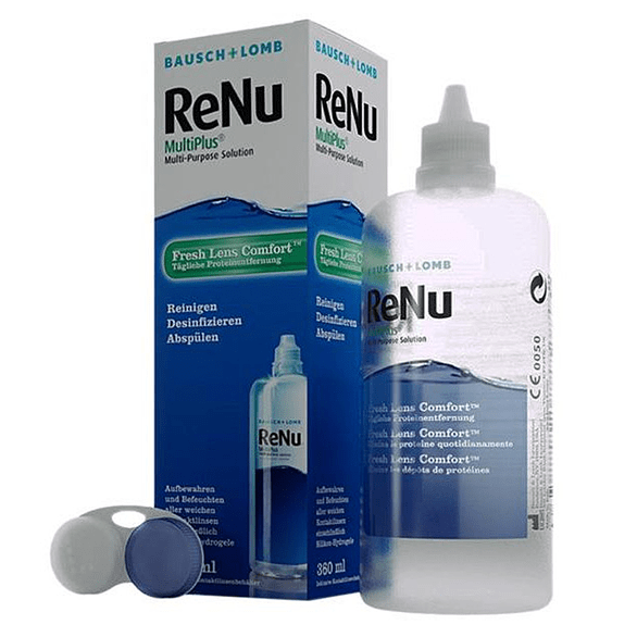 Зір, салон оптики - Раствор для хранения линз Renu MultiPlus 360 ml, фото Зір, салон оптики - Раствор для хранения линз Renu MultiPlus 360 ml