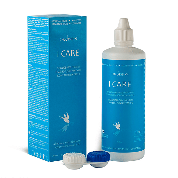 Зір, салон оптики - Розчин для зберігання лінз I care 360 ml