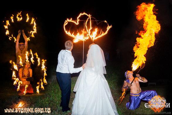 Фото-3 Сварожичи, огненное шоу, пиротехническое шоу, великаны на ходулях - Огненные сердца
