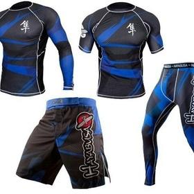 Компрессионный комплект Hayabusa Metaru синий