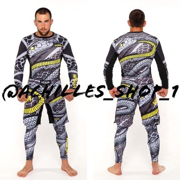 MMA Achilles, бойцовский клуб, боевое самбо, панкратион - Компрессионный комплект Venum Snaker