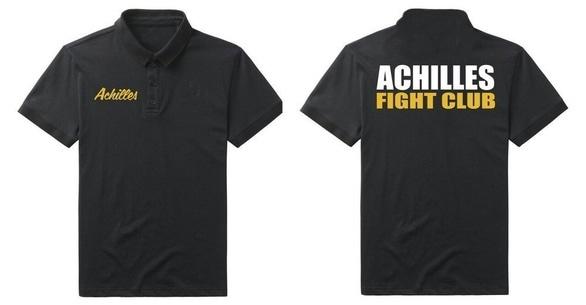 MMA Achilles, бойцовский клуб, боевое самбо, панкратион - Фирменная футболка поло Achilles