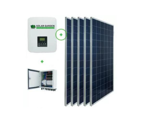 Solar Garden, альтернативная энергетика, солнечные электростанции - Сетевая солнечная электростанция для Зеленого тарифа (мощность 5 кВт)