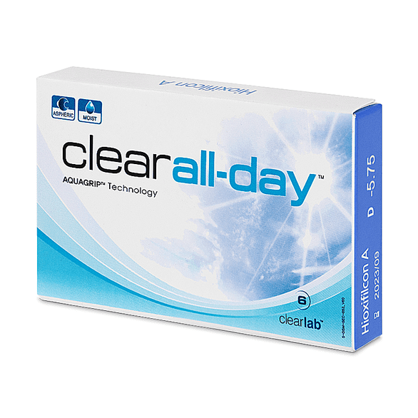Зір, салон оптики - Clear All-day (6 шт., акція)