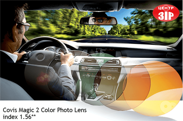 Зір, салон оптики - Лінзи для окулярів для автомобілістів