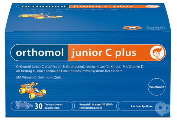 Лікар Здоров'я, центр сімейної медицини - Вітаміни Orthomol Junior C Plus