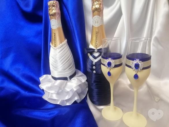 OROVI, Оформление и организация праздников - Свадебный набор: шампанское, бокалы, свечи