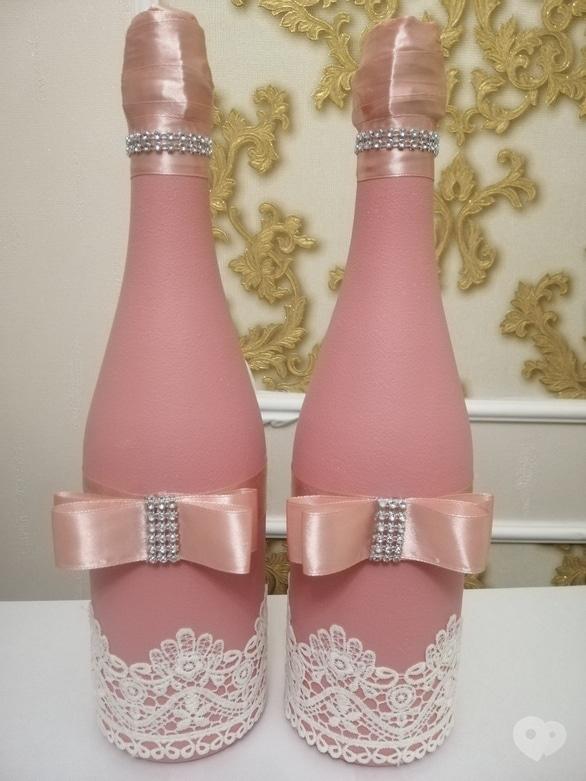 Фото-1 OROVI, Оформление и организация праздников - Свадебное шампанское в розовом цвете