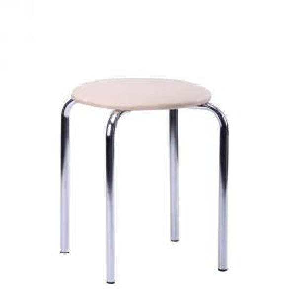 Мебли Нова, Продажа меблей - Табурет Софи Хром светло-кремовый