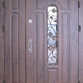 Двери входные '1200 Арка с ковкой' улица
